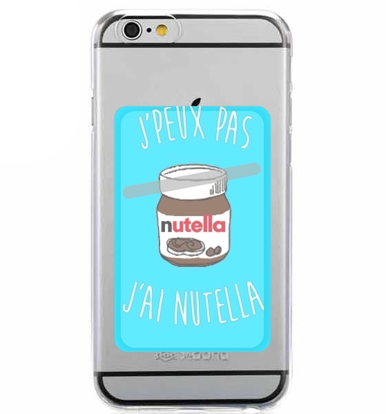  Je peux pas jai nutella for Adhesive Slot Card