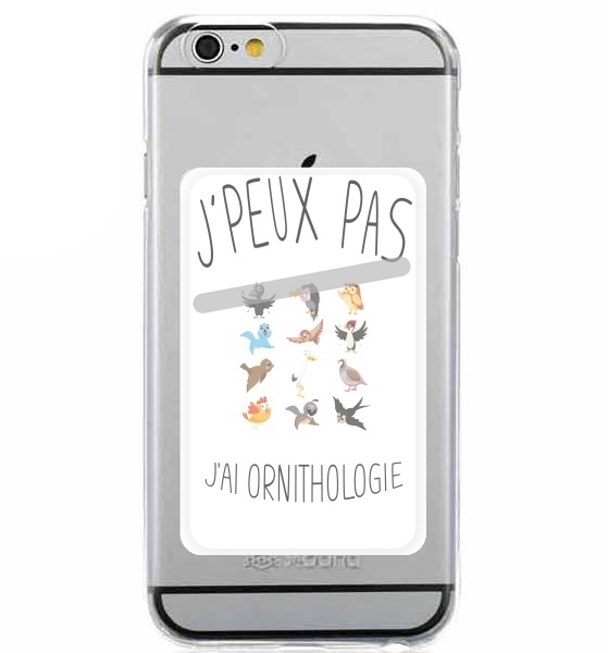  Je peux pas jai ornithologie for Adhesive Slot Card