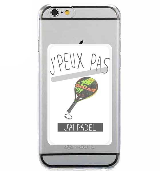  Je peux pas jai Padel for Adhesive Slot Card