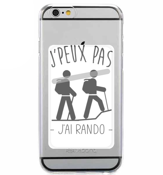  Je peux pas jai randonnee for Adhesive Slot Card