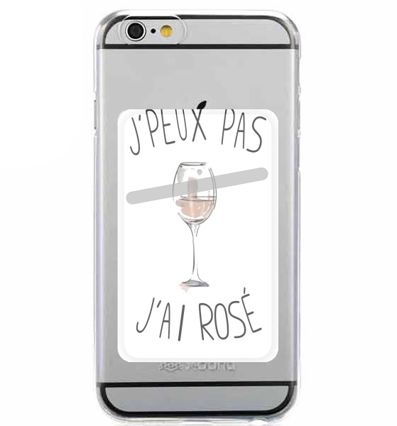  Je peux pas jai rose Vin for Adhesive Slot Card