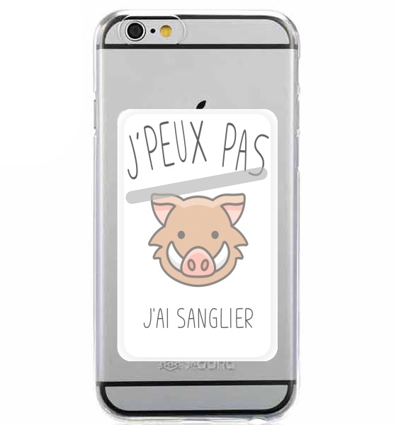  Je peux pas jai sanglier for Adhesive Slot Card