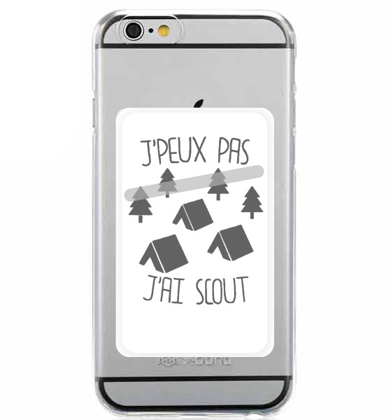  Je peux pas jai scout for Adhesive Slot Card