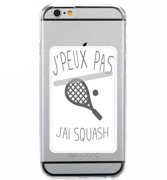  Je peux pas jai squash for Adhesive Slot Card