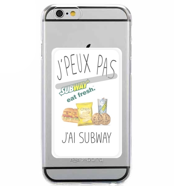  Je peux pas jai subway for Adhesive Slot Card