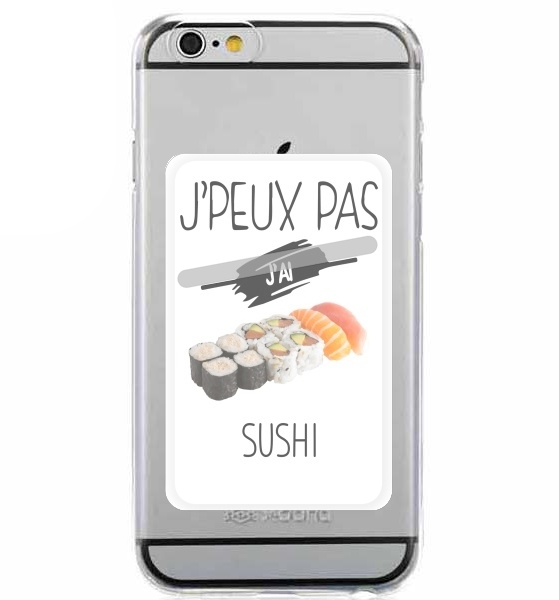  Je peux pas jai sushi for Adhesive Slot Card