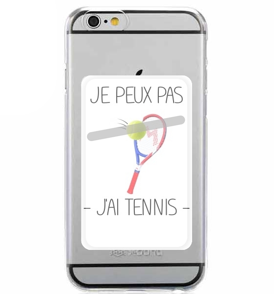  Je peux pas jai tennis for Adhesive Slot Card