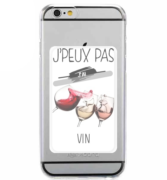  Je peux pas jai vin for Adhesive Slot Card