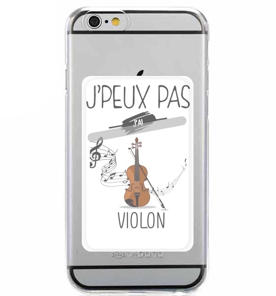  Je peux pas jai violon for Adhesive Slot Card