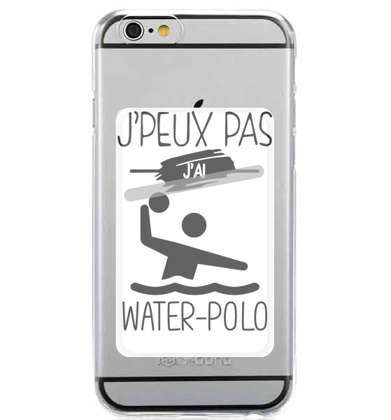  Je peux pas jai water-polo for Adhesive Slot Card