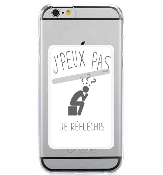  Je peux pas je reflechis for Adhesive Slot Card