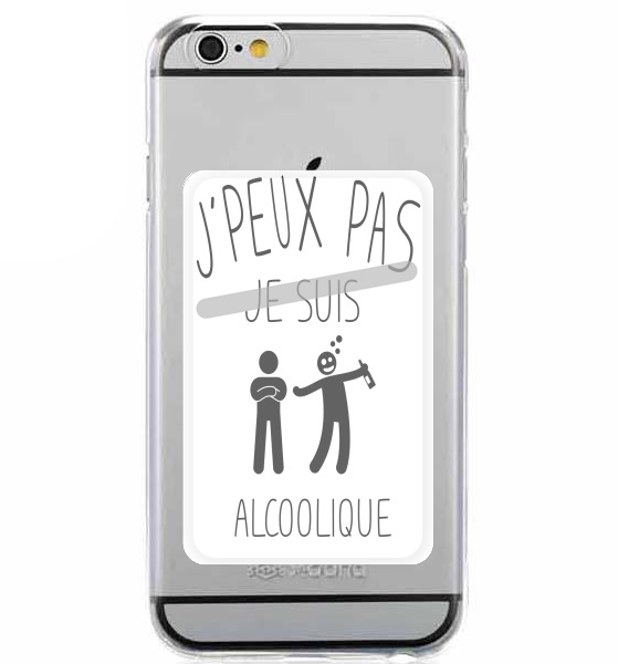  Je peux pas je suis alcoolique for Adhesive Slot Card