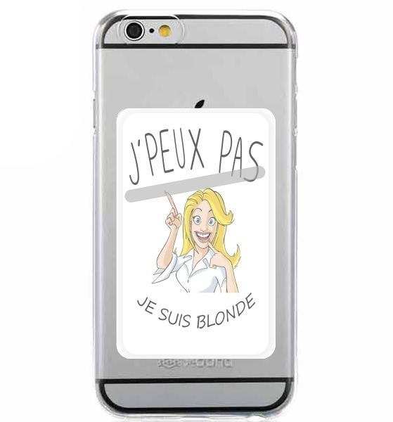  Je peux pas je suis blonde for Adhesive Slot Card