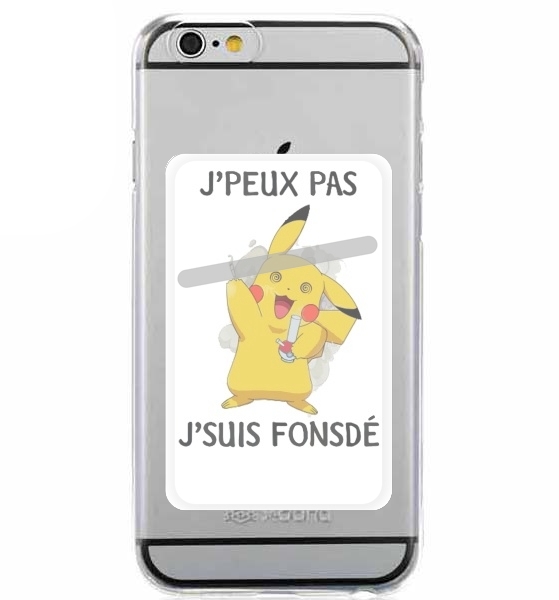  Je peux pas je suis fonsde for Adhesive Slot Card