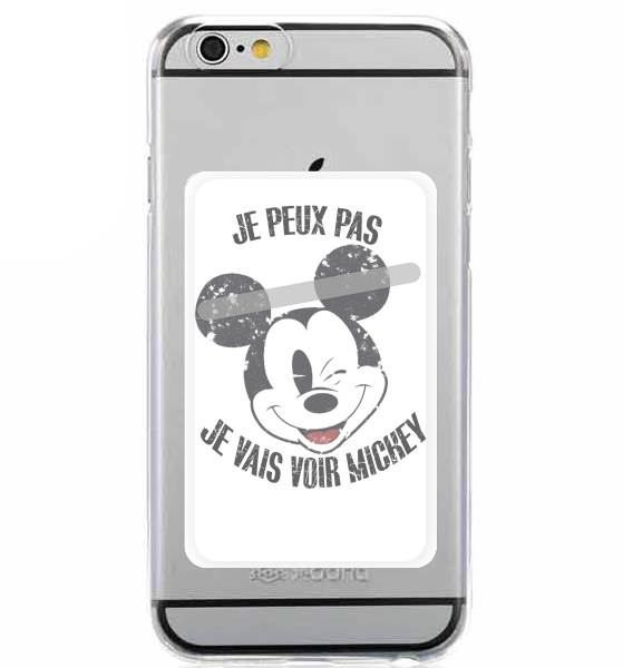  Je peux pas je vais voir mickey for Adhesive Slot Card