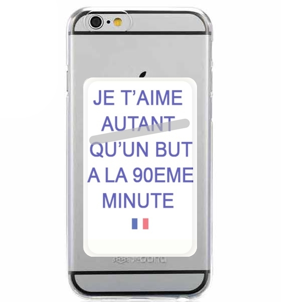  Je t aime autant qu un but a la 90eme minutes for Adhesive Slot Card