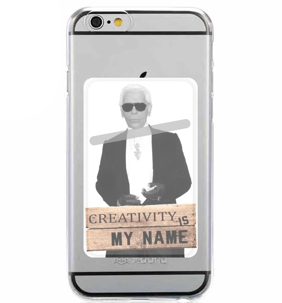  Karl Lagerfeld Creativity is my name for Adhesive Slot Card