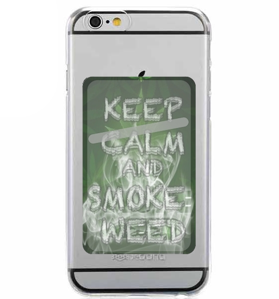  Keep Calm And Smoke Weed for Adhesive Slot Card