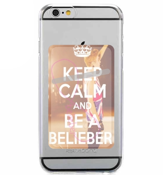  Keep Calm And Be a Belieber for Adhesive Slot Card