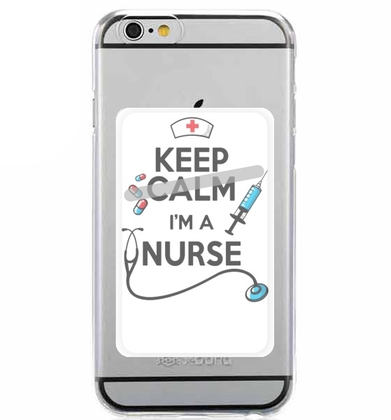  Keep calm I am a nurse for Adhesive Slot Card