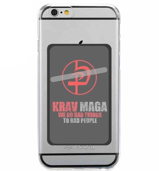  Krav Maga Bad Things to bad people for Adhesive Slot Card