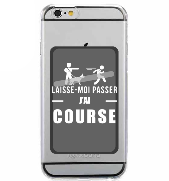  Laisse moi passer jai course Policier et Criminel for Adhesive Slot Card