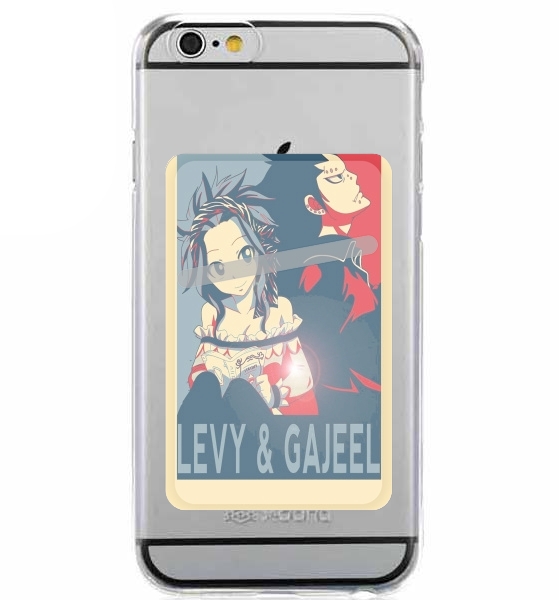  Levy et Gajeel Fairy Love for Adhesive Slot Card