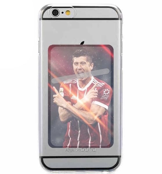  lewandowski football player for Adhesive Slot Card