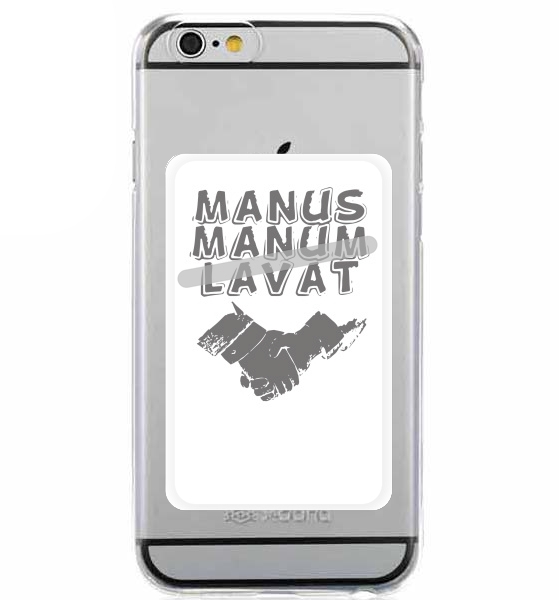  Manus manum lavat for Adhesive Slot Card