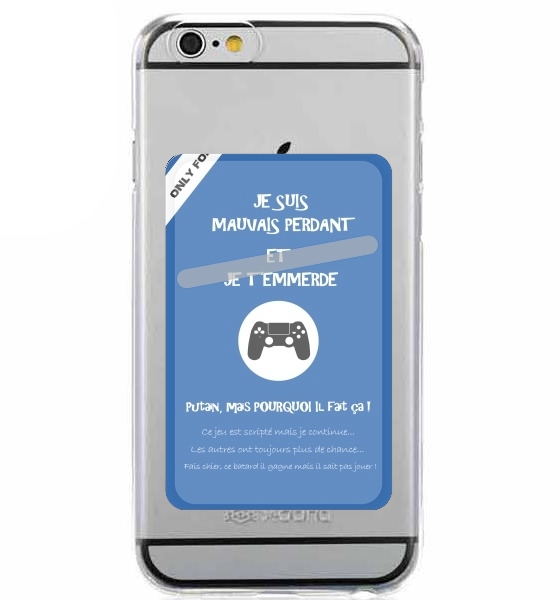  Mauvais perdant - Bleu Playstation for Adhesive Slot Card