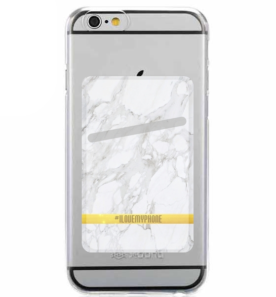  Minimal Marble White for Adhesive Slot Card