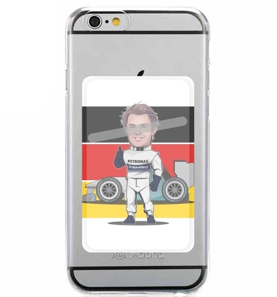  MiniRacers: Nico Rosberg - Mercedes Formula One Team for Adhesive Slot Card