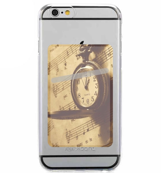  Montre a gousset ancienne sur partition de musique for Adhesive Slot Card