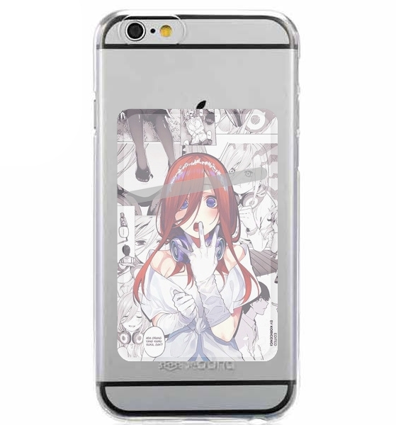  Nakano Miku Gotoubun No Hanayome for Adhesive Slot Card