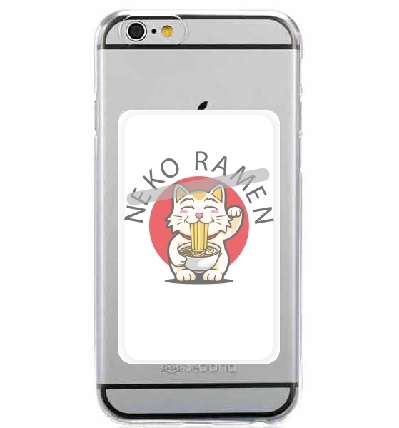  Neko Ramen Cat for Adhesive Slot Card