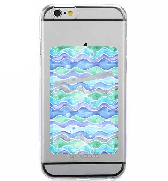  Ocean Pattern for Adhesive Slot Card