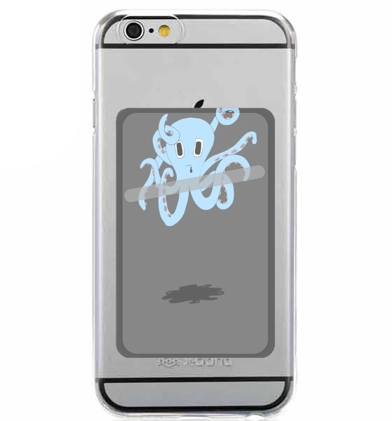  octopus Blue cartoon for Adhesive Slot Card