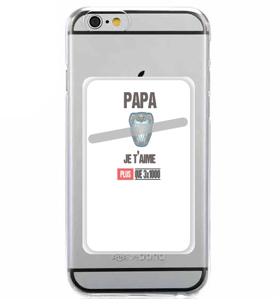  Papa je taime plus que 3x1000 for Adhesive Slot Card