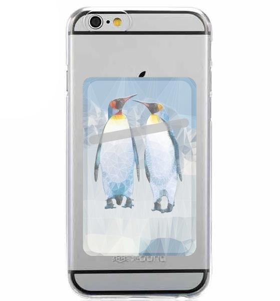  penguin love for Adhesive Slot Card