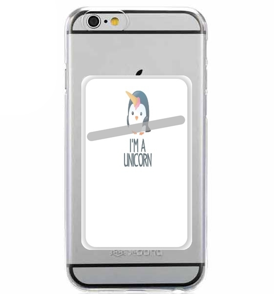  Pingouin wants to be unicorn for Adhesive Slot Card