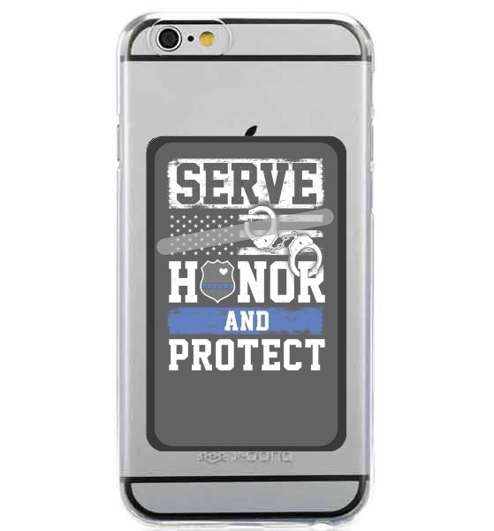  Police Serve Honor Protect for Adhesive Slot Card