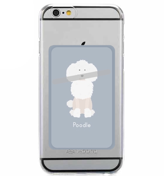  Poodle White for Adhesive Slot Card