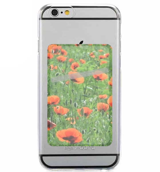  POPPY FIELD for Adhesive Slot Card