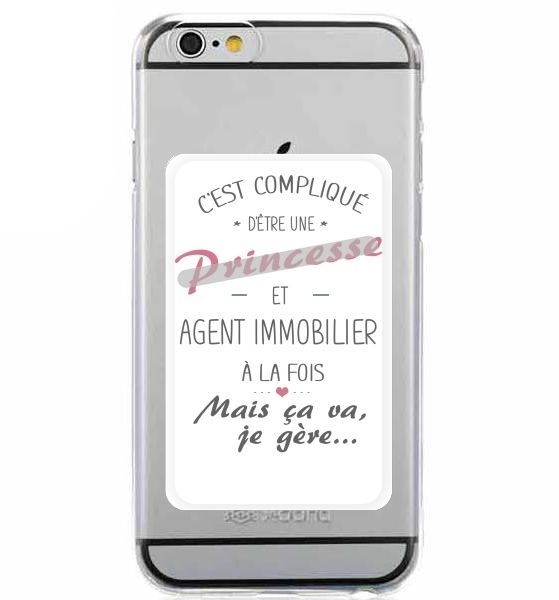  Princesse et agent immobilier for Adhesive Slot Card