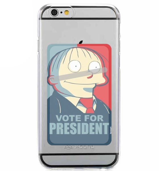  ralph wiggum vote for president for Adhesive Slot Card