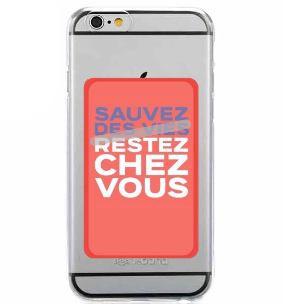  Sauvez des vies Restez chez vous for Adhesive Slot Card