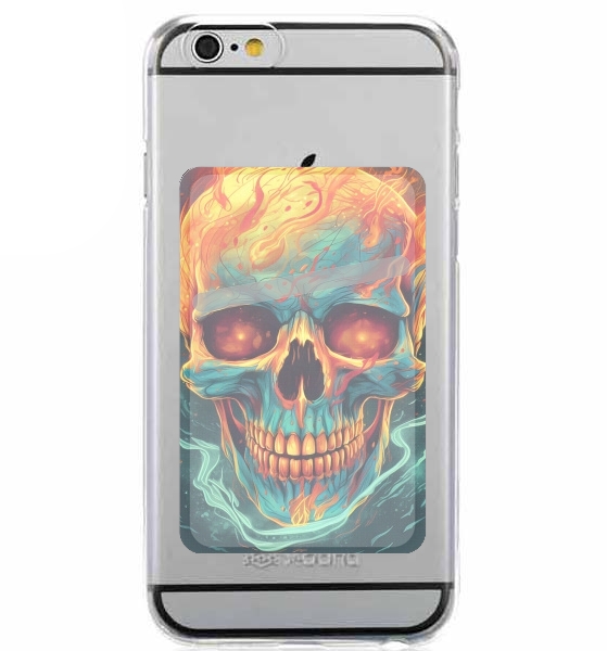  Skull Orange for Adhesive Slot Card