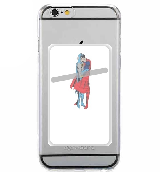  Superman And Batman Kissing For Equality for Adhesive Slot Card