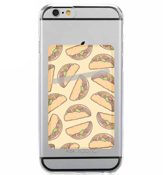  Taco seamless pattern mexican food for Adhesive Slot Card