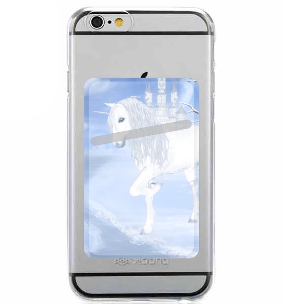  The White Unicorn for Adhesive Slot Card